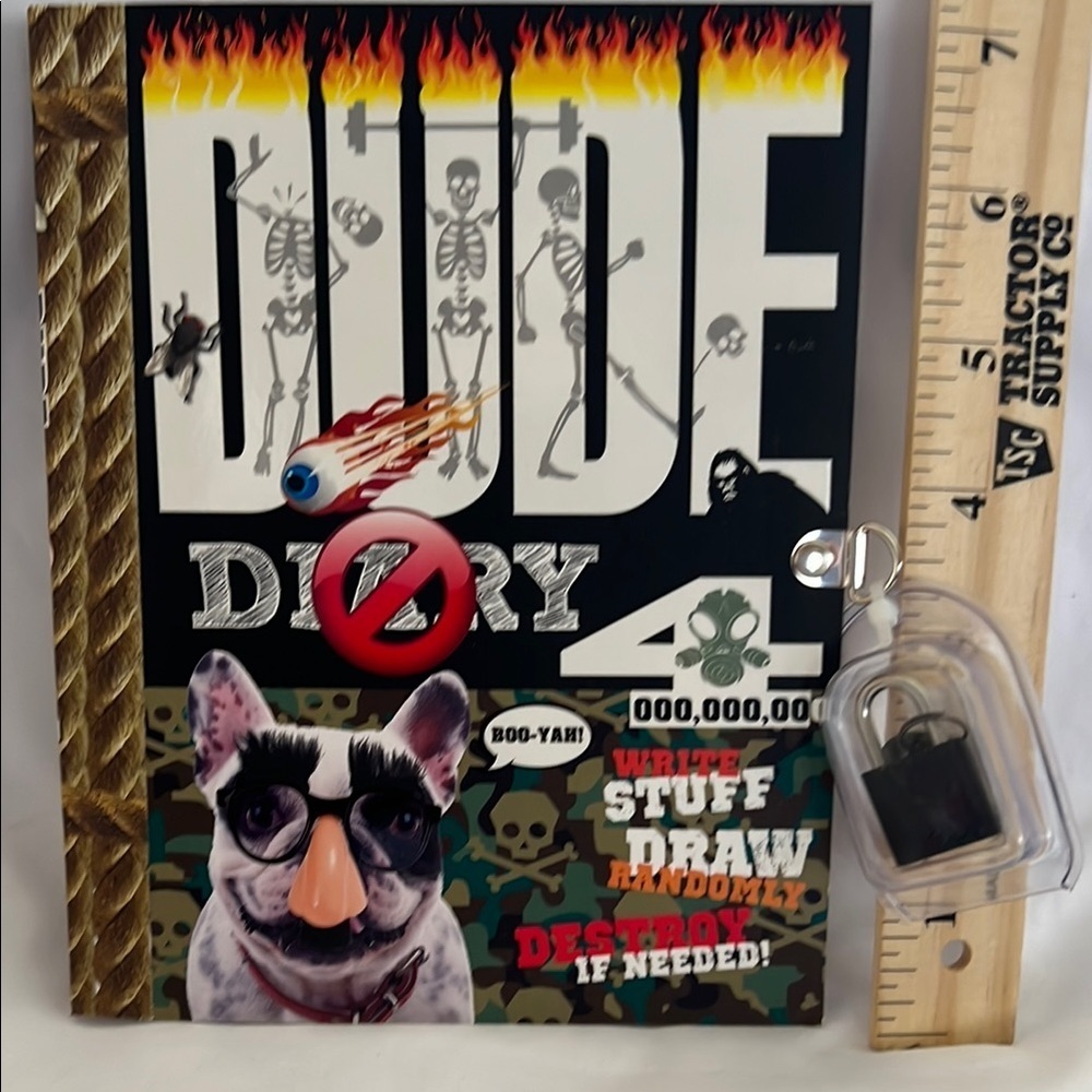Dude Diary with Lock and Key